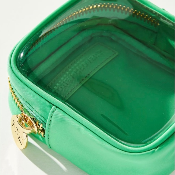 NWT - Stoney Clover Lane Classic Clear Front Mini Pouch Island Green - Picture 10 of 10